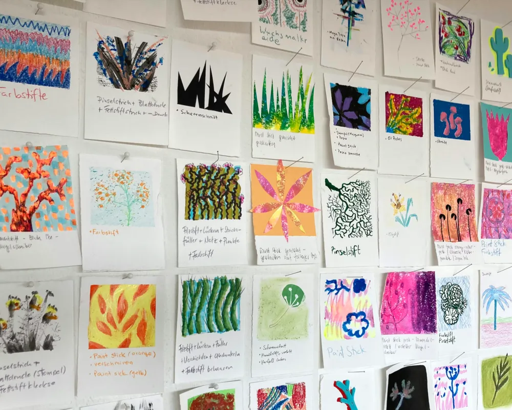 Aquarellieren, drucken oder radieren?