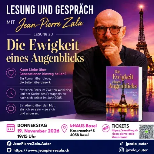 Lesung und Gespräch – Jean-Piere Zala