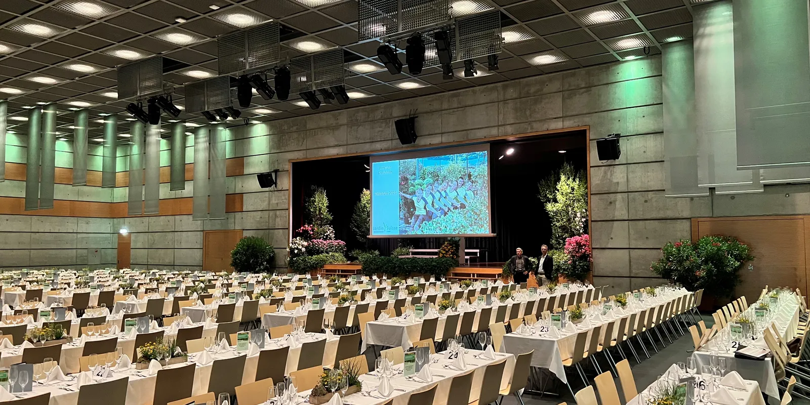 Stadthalle Dietikon Tafelbestuhlung