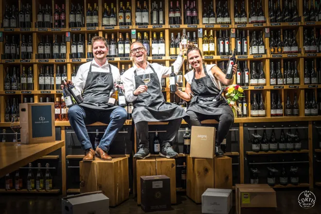 Wine Fest across the street