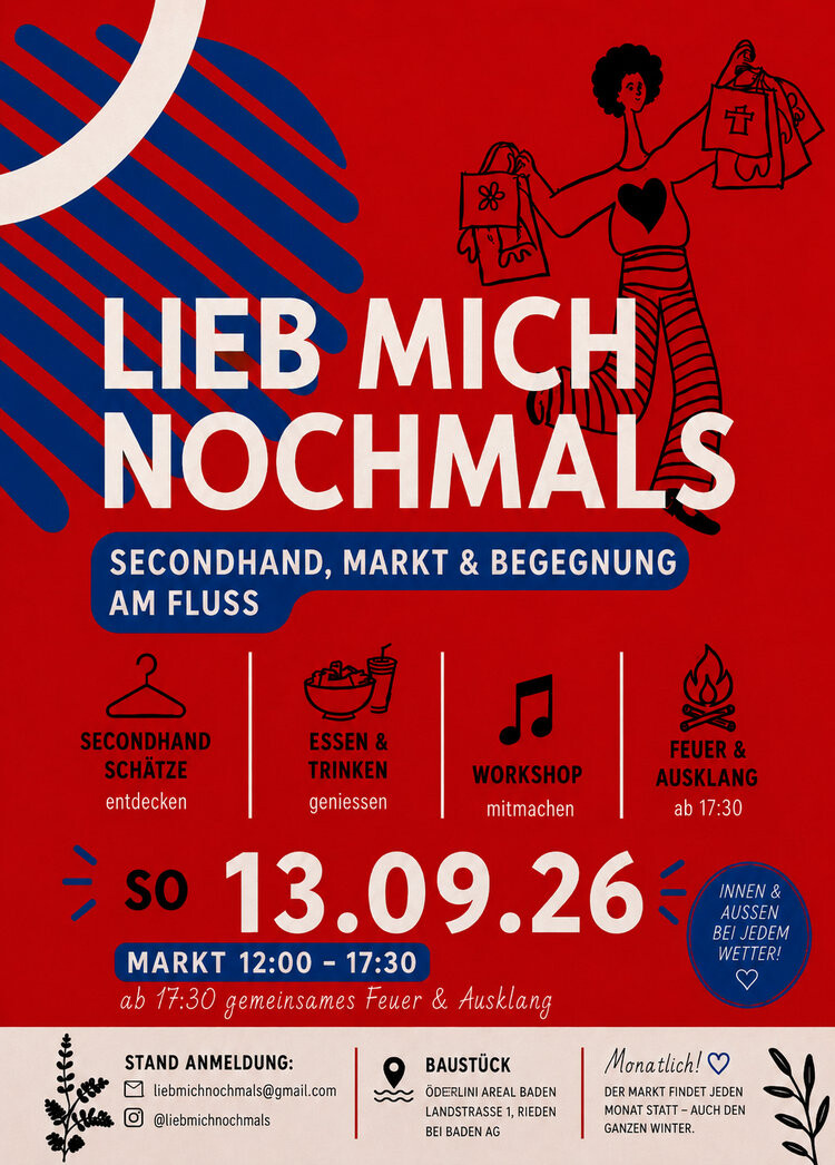 13.09.26 Lieb mich nochmals - Secondhand, Markt und Begegnungsort