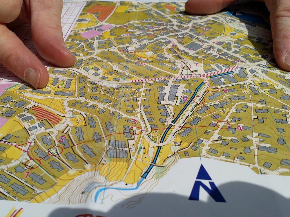 ACTIVE CITY BADEN Stadt Orientierungslauf Kurs