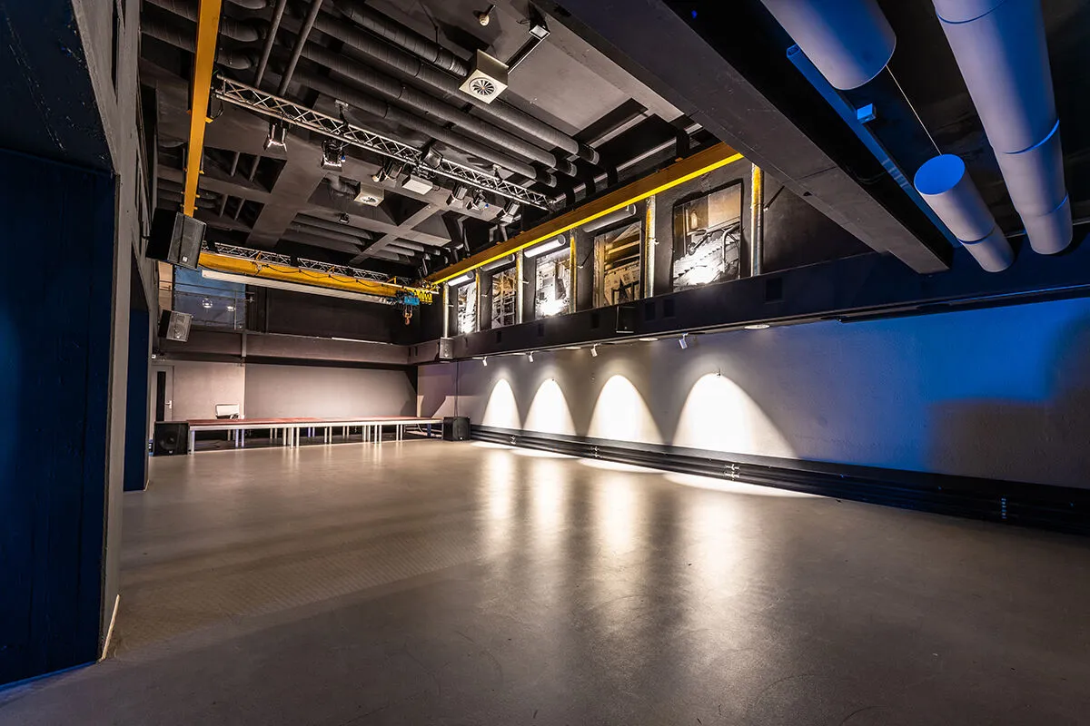 Druckerei Baden, Halle leer