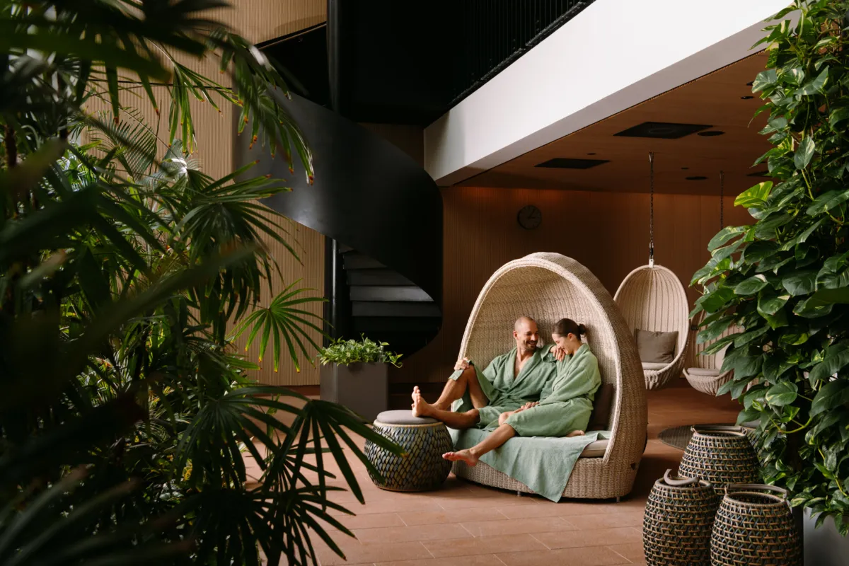 Mikrokosmos der Wellness-Therme FORTYSEVEN