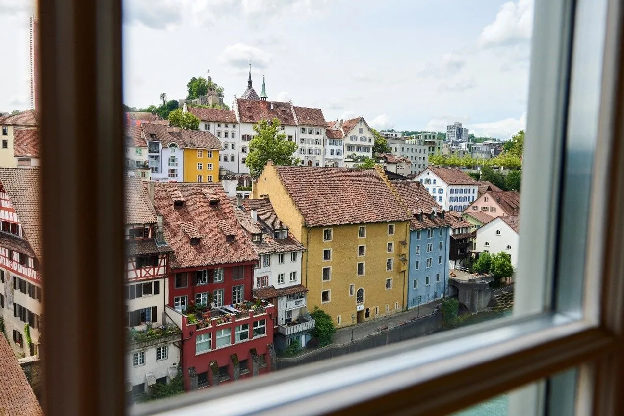 Historisches Museum Baden, Aussicht Panoramaraum