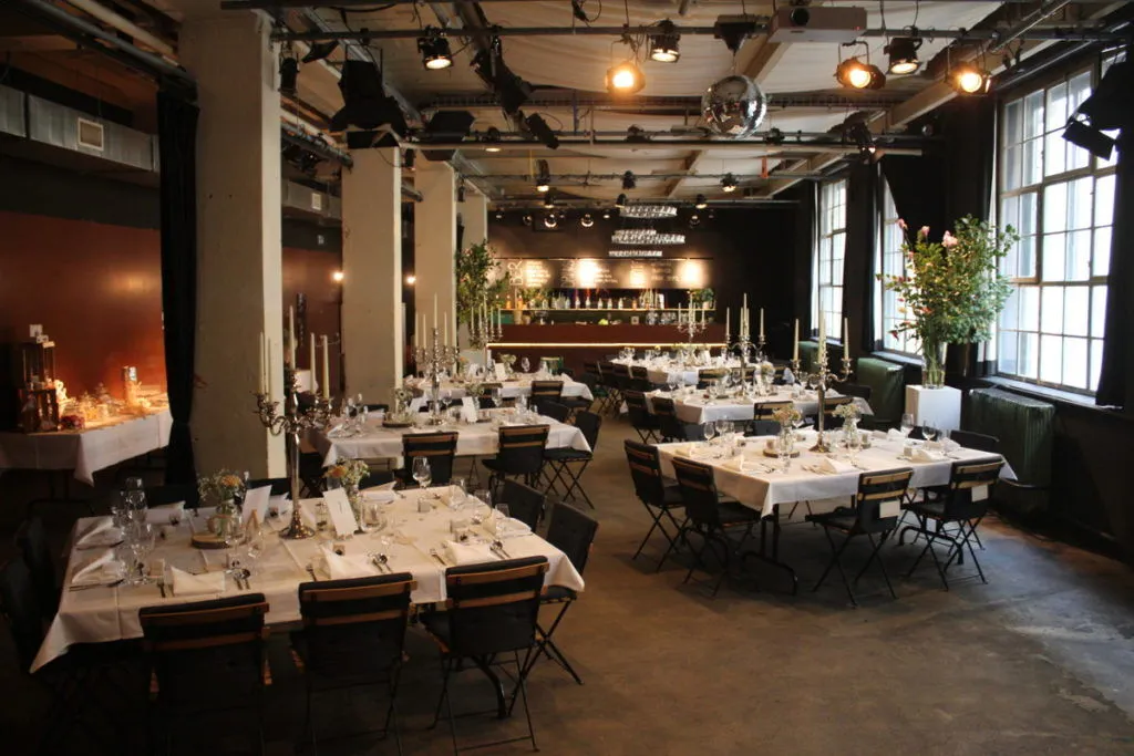 Stanzerei, Bankettbestuhlung