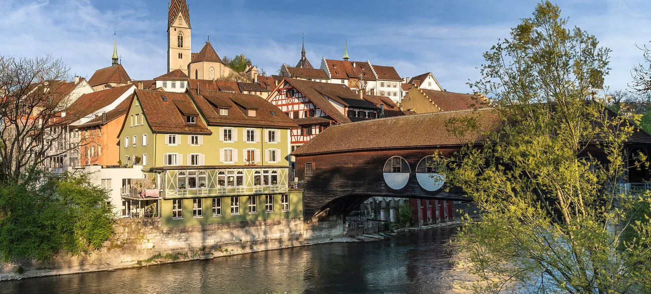 Holzbrücke in Baden