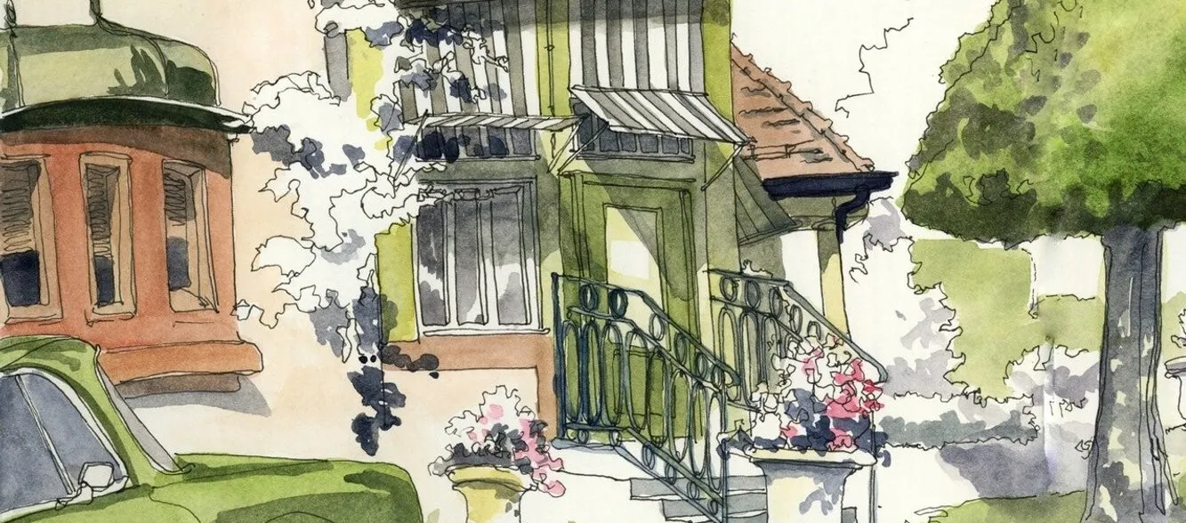 Urban Sketchen – Skizzieren im Park des Museums Langmatt