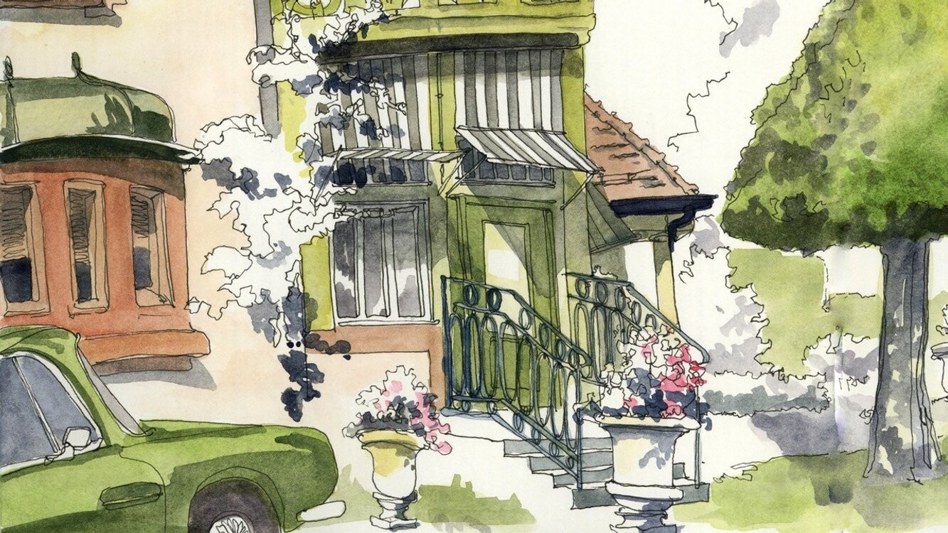 Urban Sketchen – Skizzieren im Park des Museums Langmatt