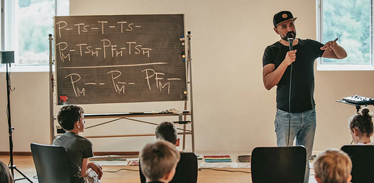 Beatbox-Crashkurs mit Miguel Camero