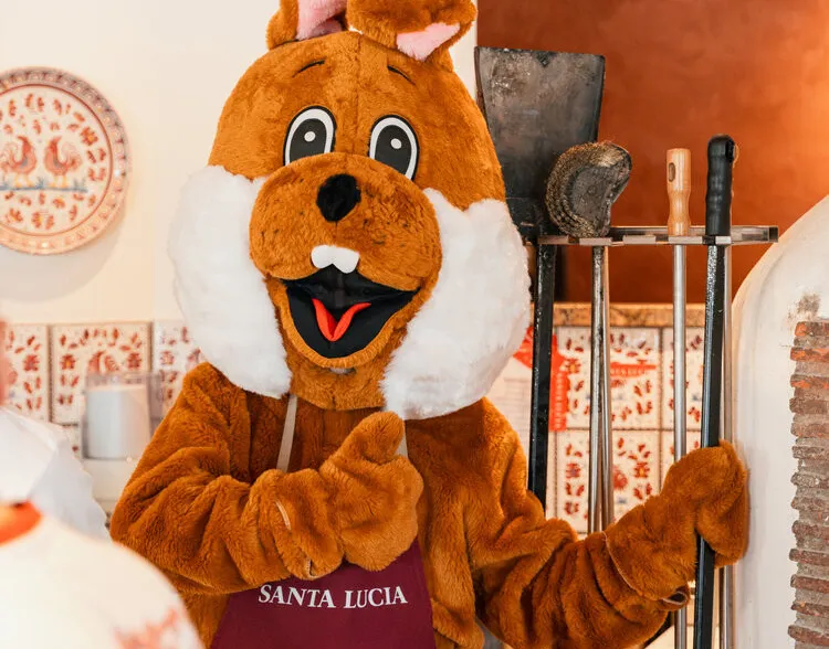 Der Osterhase zu Besuch in der Santa Lucia Baden