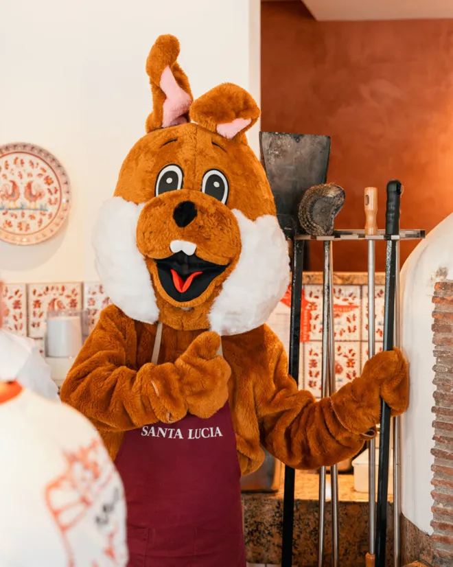 Der Osterhase zu Besuch in der Santa Lucia Baden