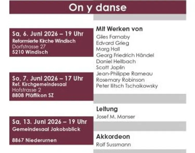 On y danse - Sommerkonzert des ConTatto Blockflöten-Orchester Höfe