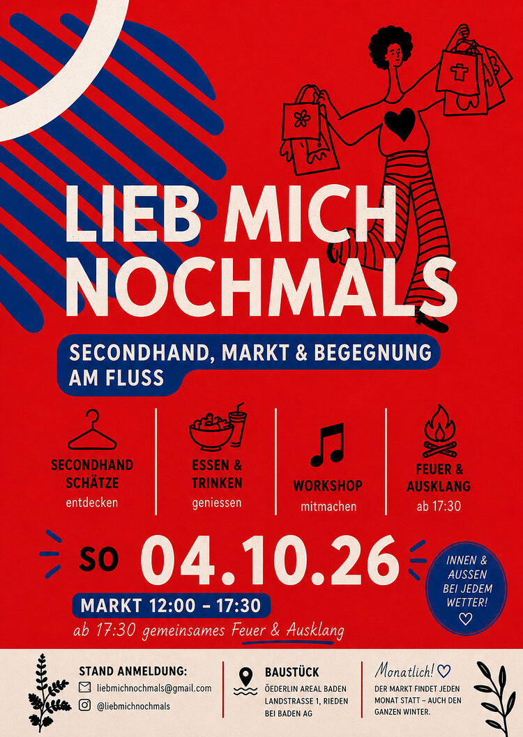 04.10.26 Lieb mich nochmals - Secondhand, Markt und Begegnungsort