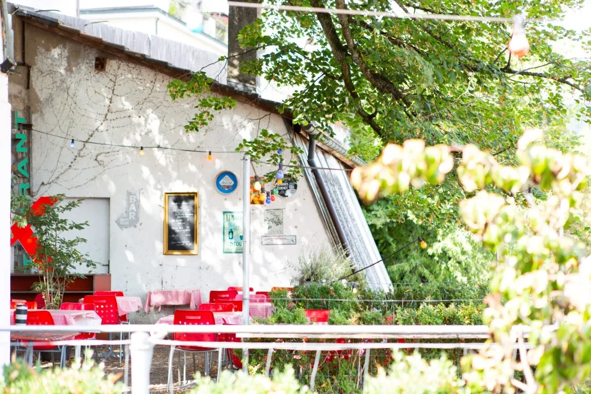 Trudelkeller, Gartenterrasse