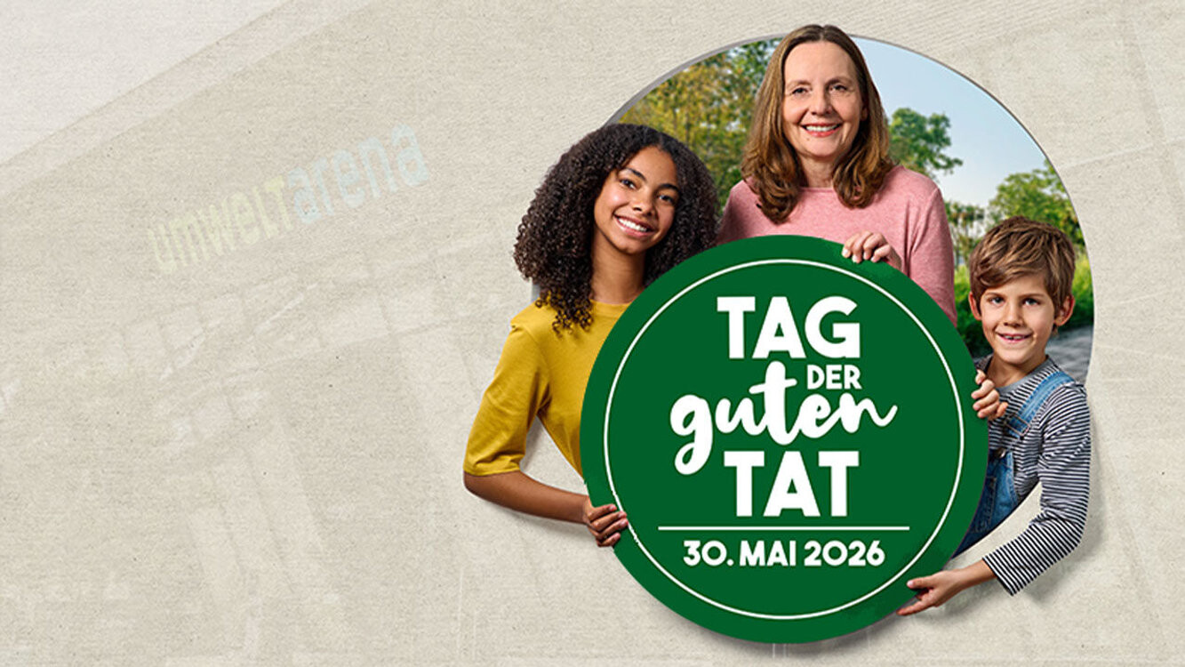 Tag der guten Tat in der Umwelt Arena