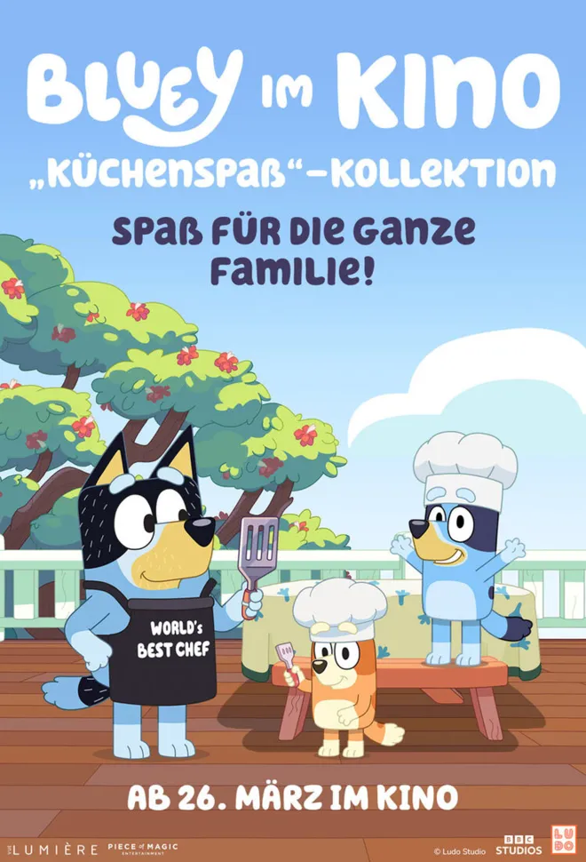 Hello Family Kinowochenende "BLUEY IM KINO: KÜCHENSPASS-KOLLEKTION"