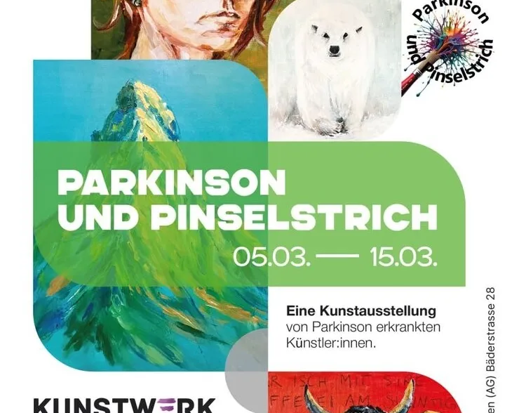 Kunstausstellung "Parkinson & Pinselstrich"