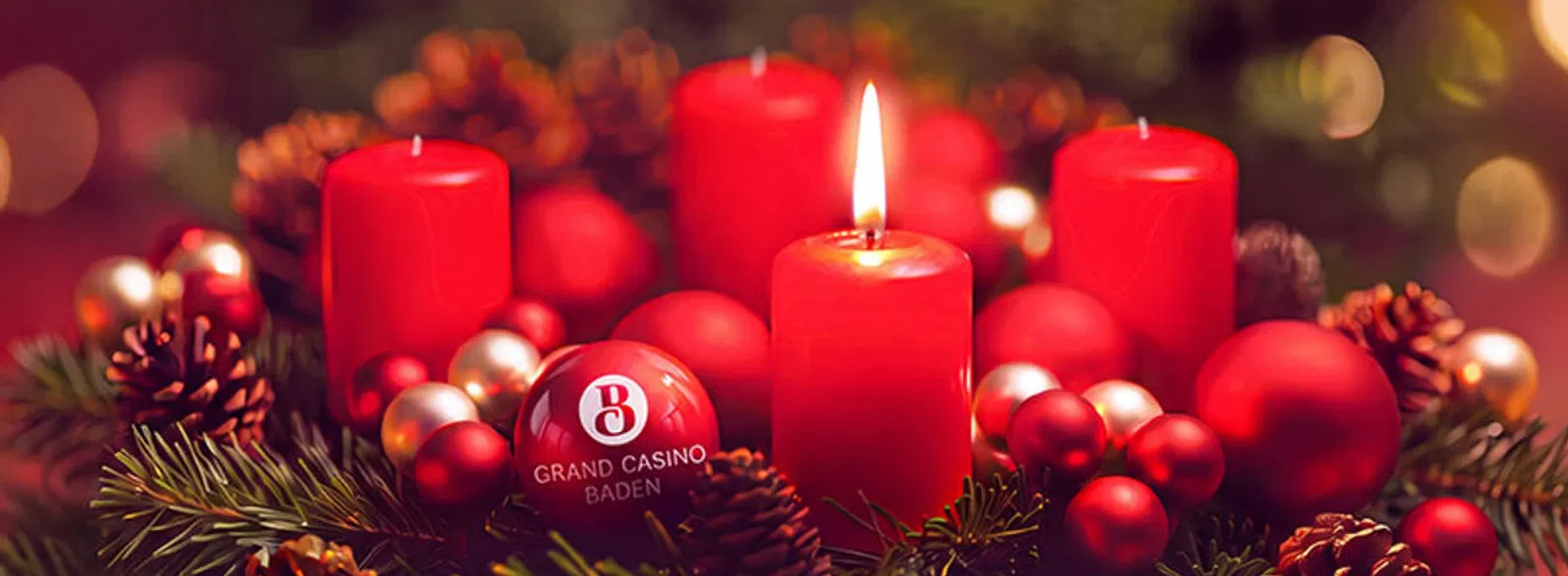 Adventskranz stecken