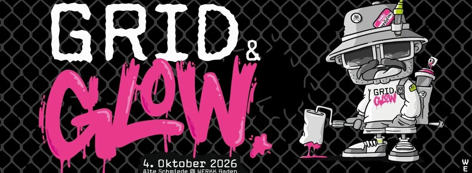 GRID & GLOW - Live Street Art Jam und Workshop