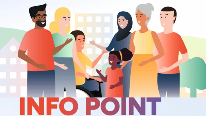 Info Point Baden in der Stadtbibliothek