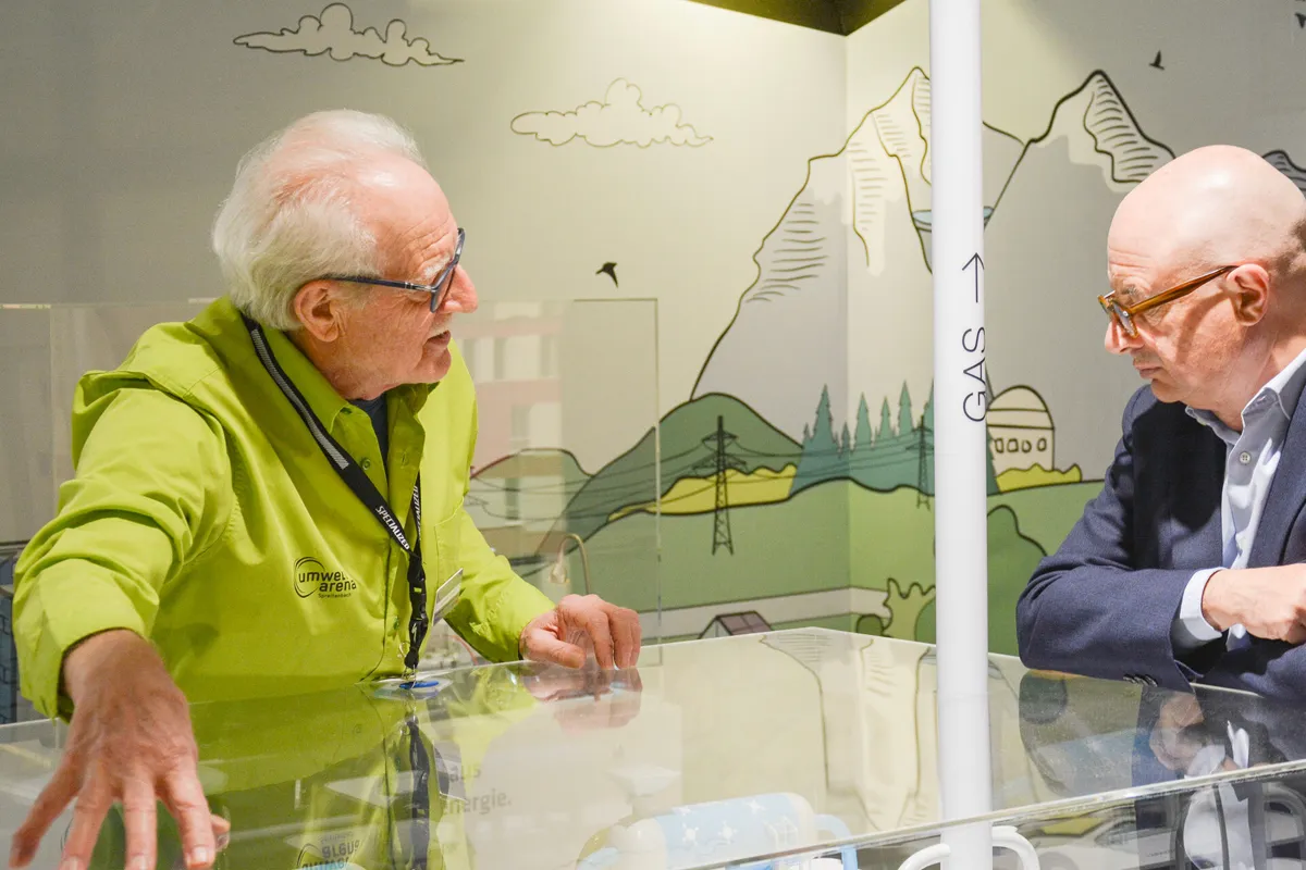 Themenführung in der Umwelt Arena Schweiz