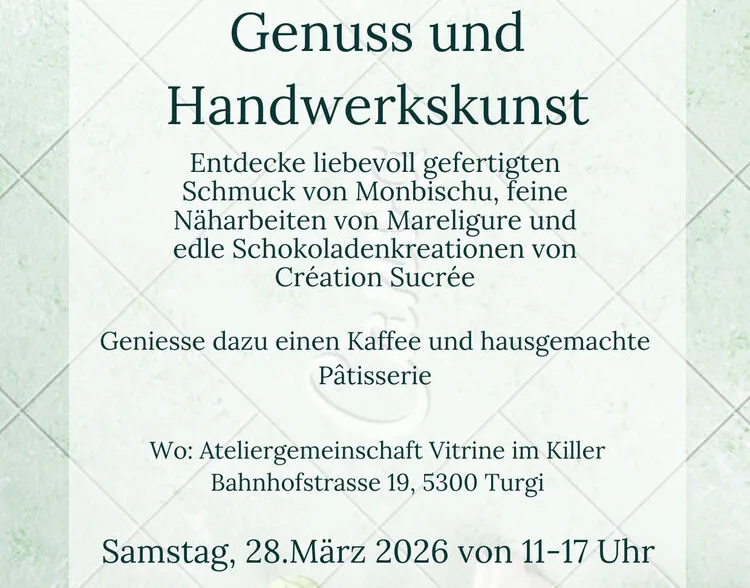 Genuss und Handwerkskunst