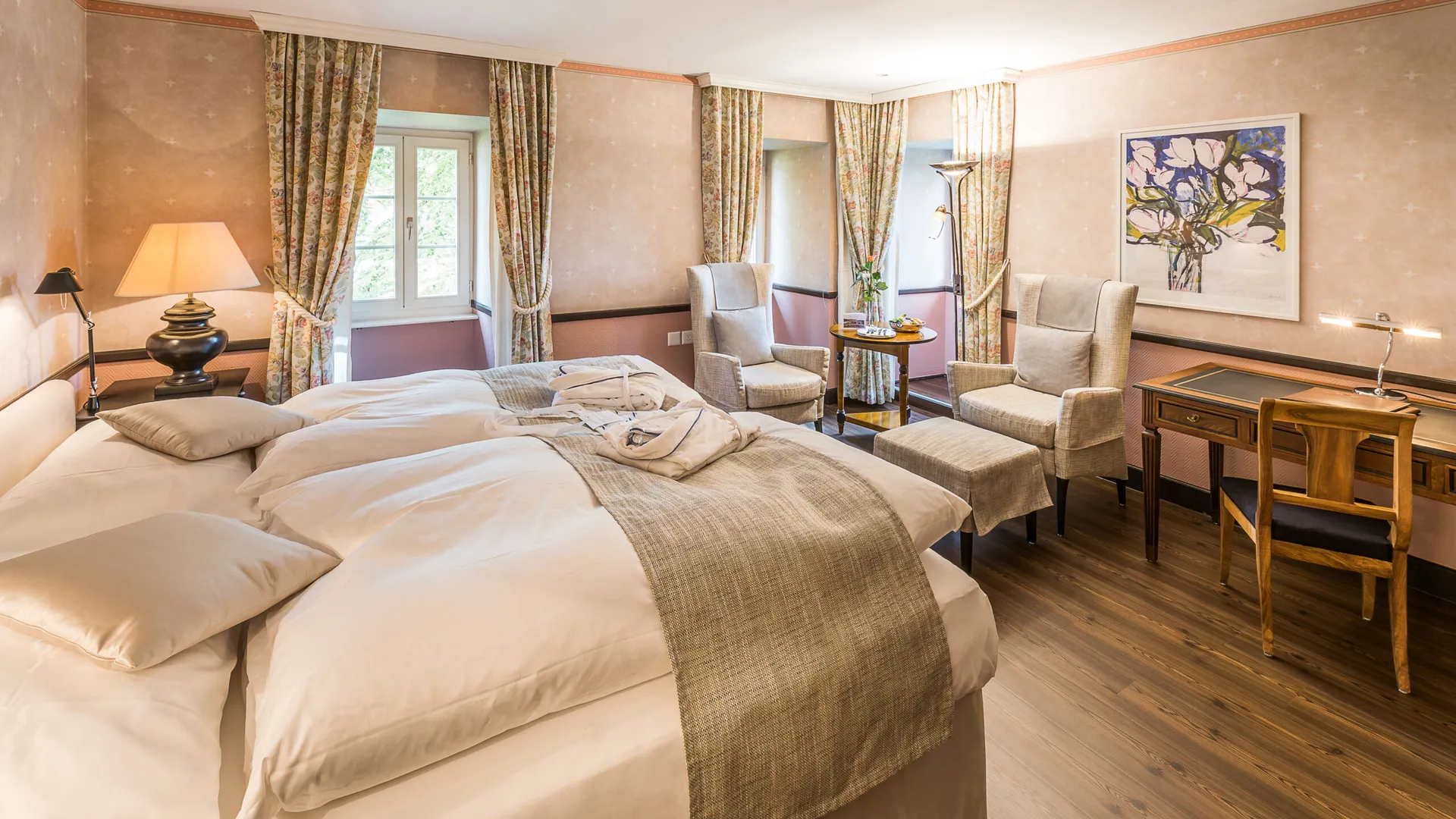 Kurhotel im Park, Zimmer