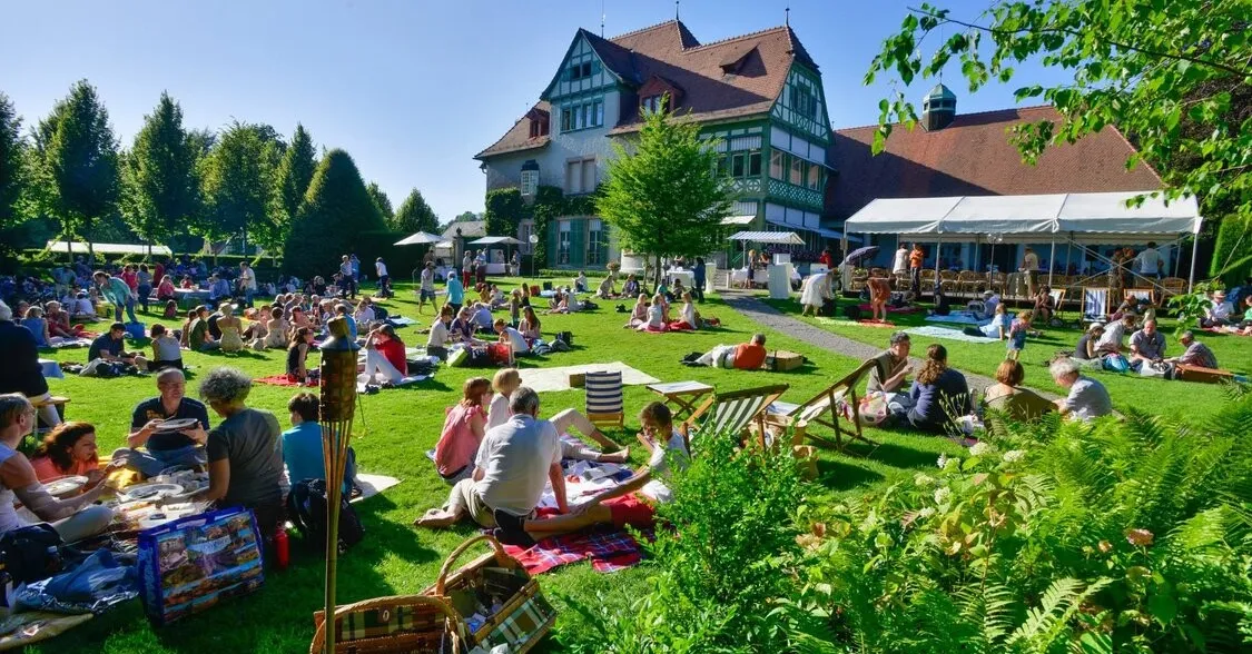 Traditionelles Picknick im Park