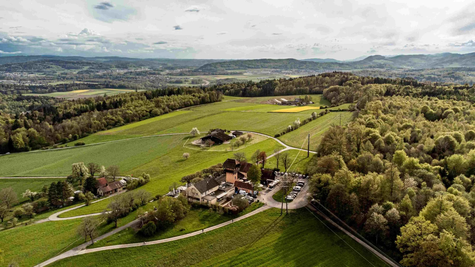 Waldgasthaus Baldegg, Panoramablick