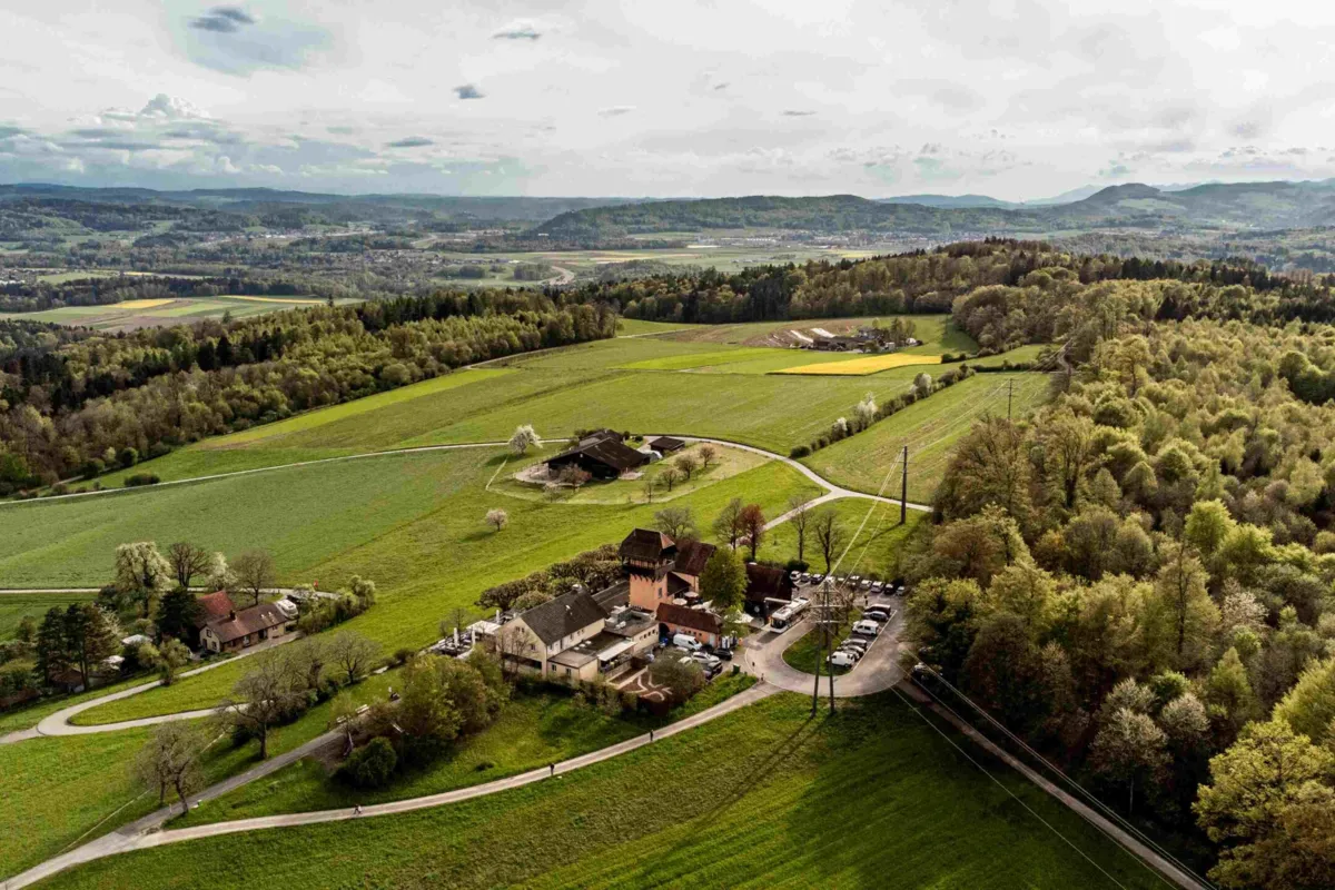 Waldgasthaus Baldegg, Panoramablick