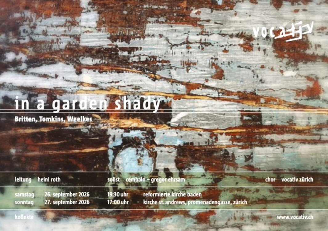 in a garden shady /VOCATIV Chor-Konzert