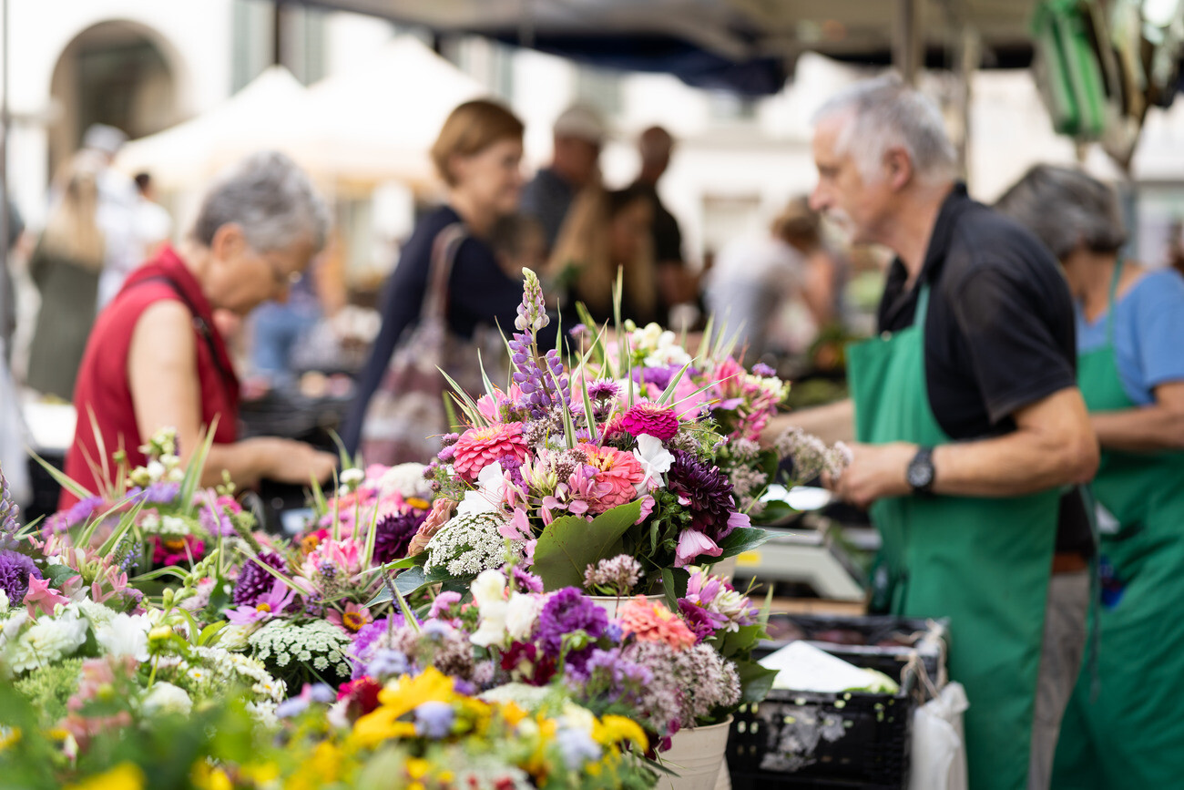 Samstagsmarkt in Baden