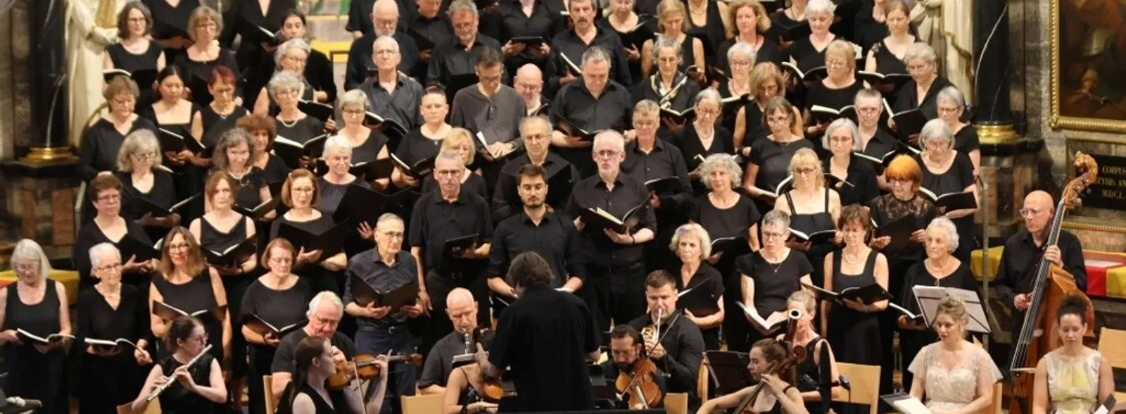 Wettinger Traditionschor mit sakraler Musik von Haydn und Brahms