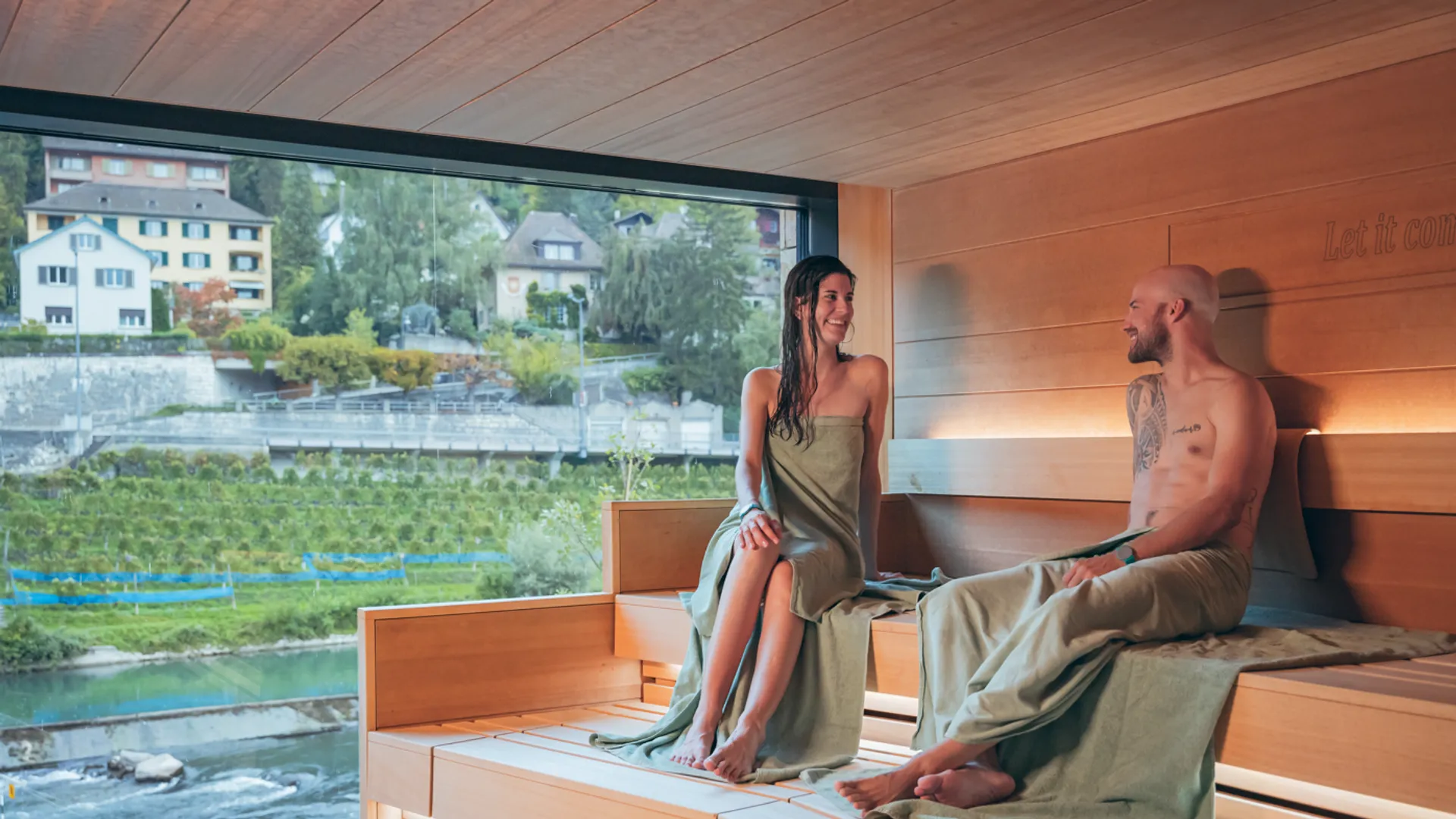 Limmatsauna in der Wellness-Therme FORTYSEVEN
