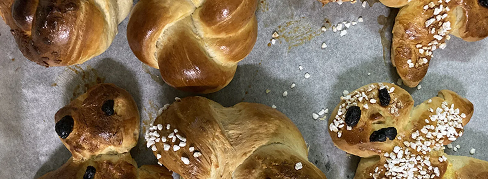 Einen Grittibänz backen