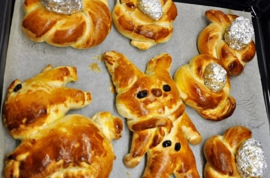 Osterhasen backen
