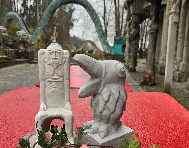 Ostereiersuche im Bruno Weber Park