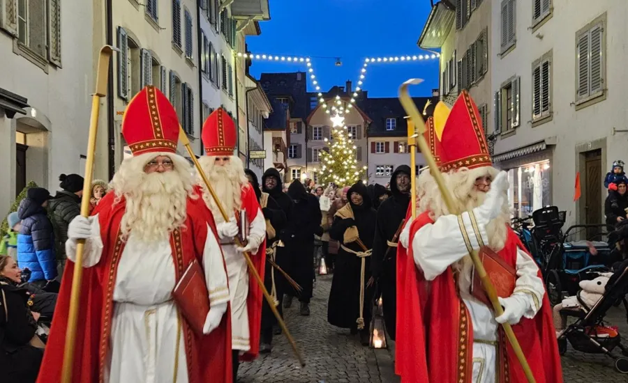Chlausauszug in Aarau