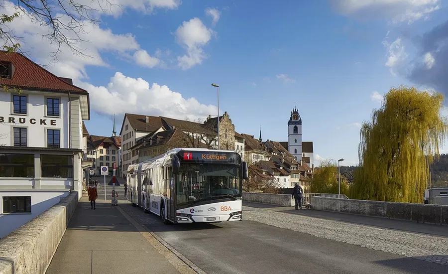 Linienbus in Aarau 