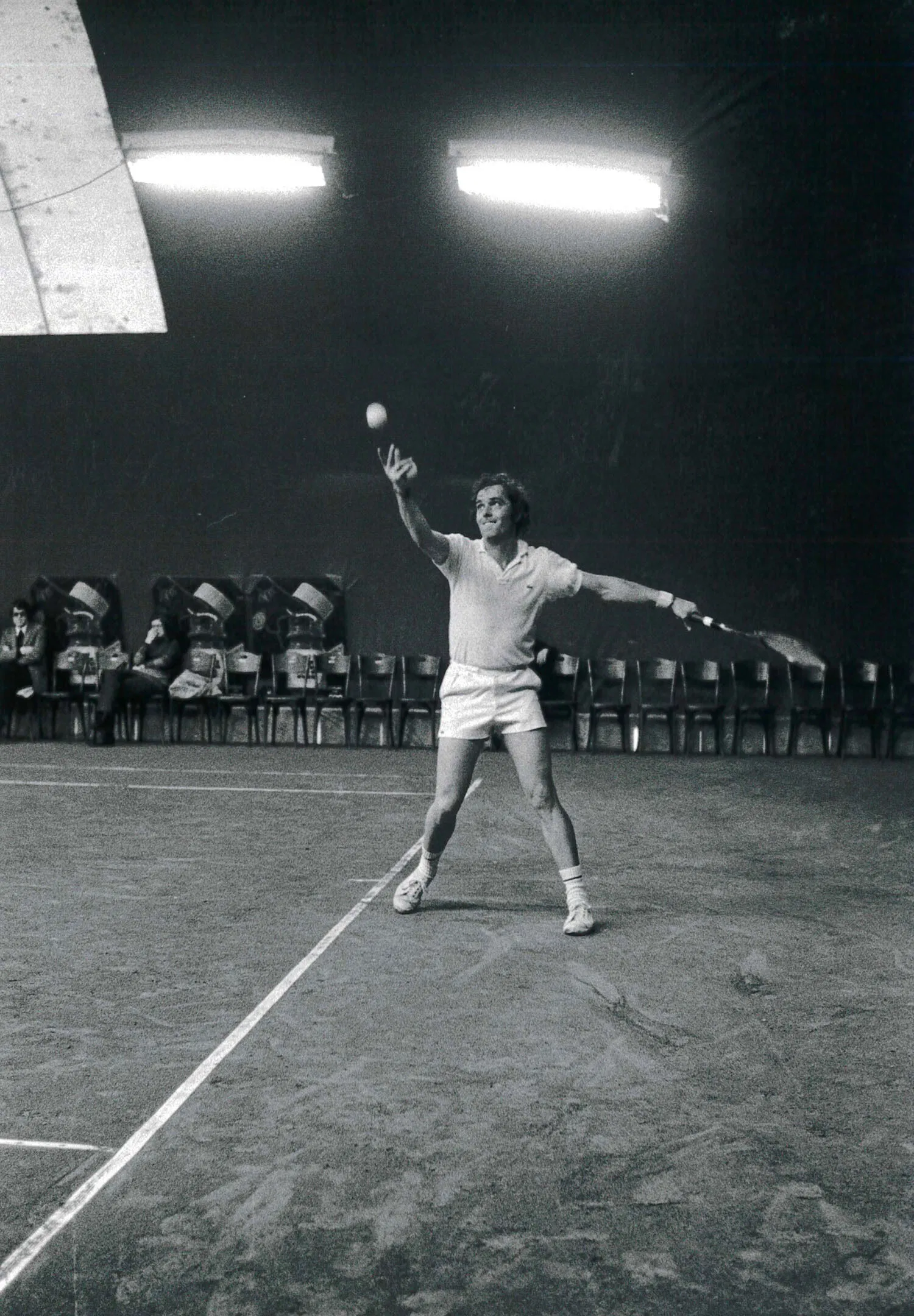 Bescheidener Anfang 1969 in der Ballonhalle mit Matthias Werren.