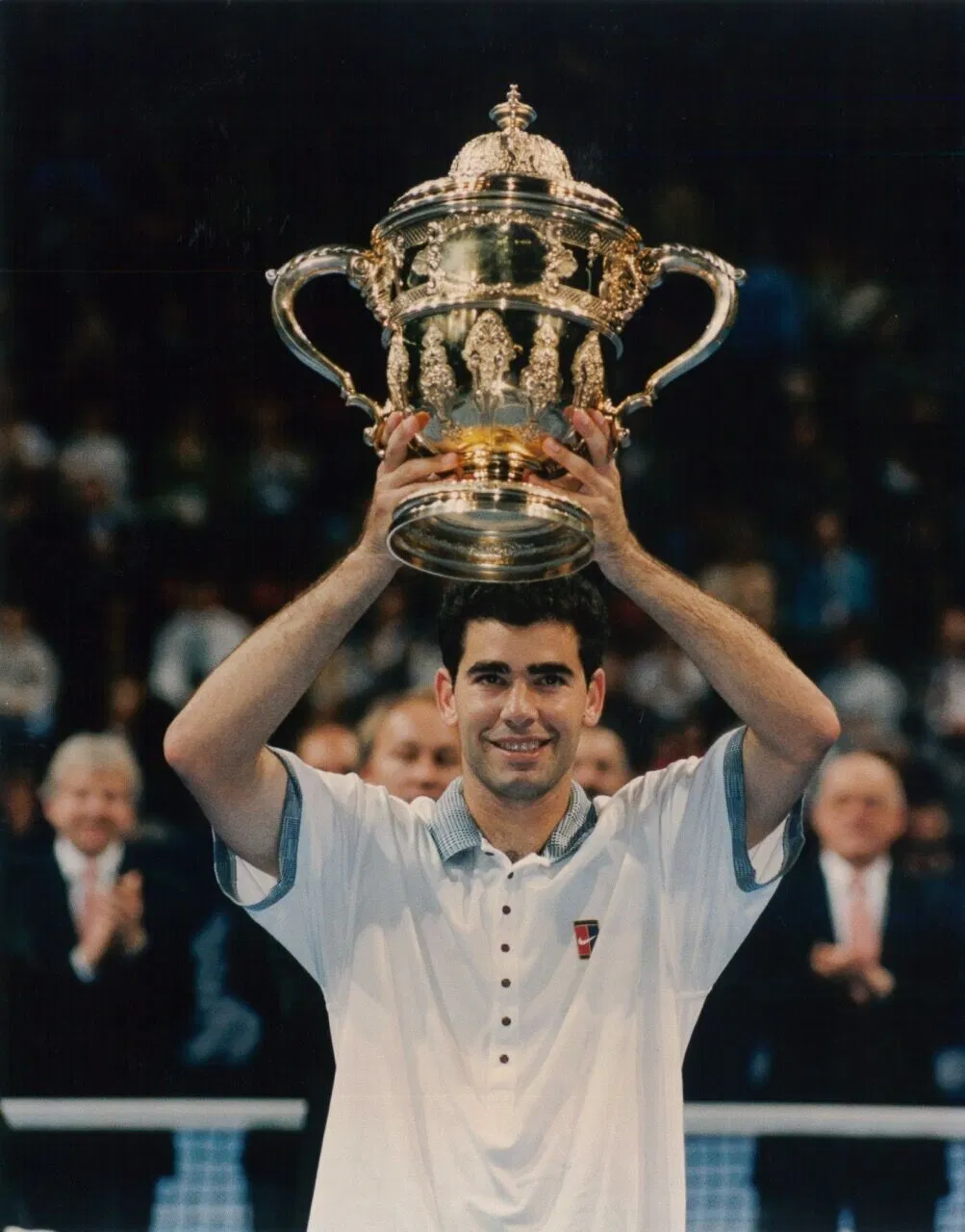Pete Sampras, 286 Wochen die Nummer 1 des Welttennis und stolzer Sieger an den Swiss Indoors 1996.