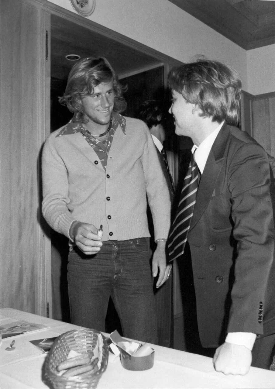 Enge Bindung zwischen Björn Borg und Roger Brennwald.