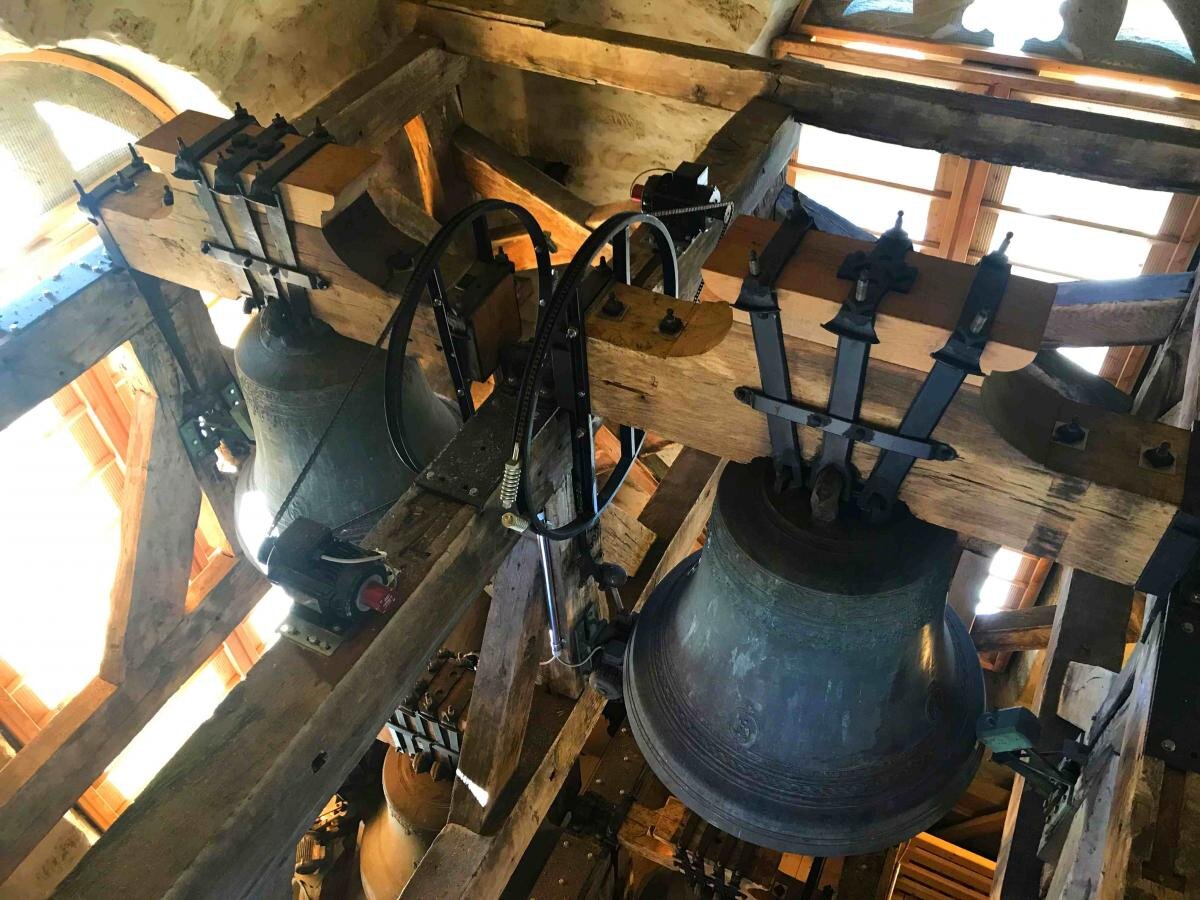 Carillon pendant la visite des cloches