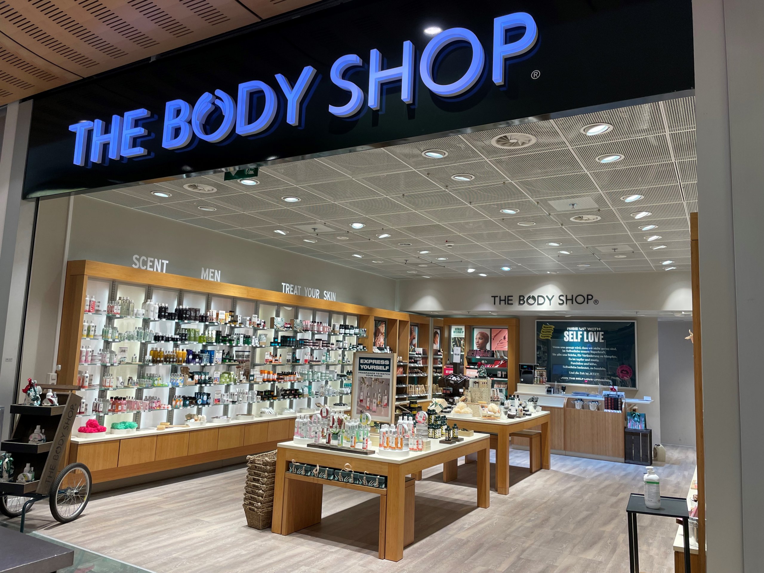 The Body Shop St. JakobPark in Basel BeautyProdukte von der Natur
