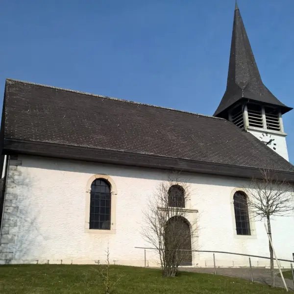 Eglise réformée et salle de paroisse réformée de Corgémont