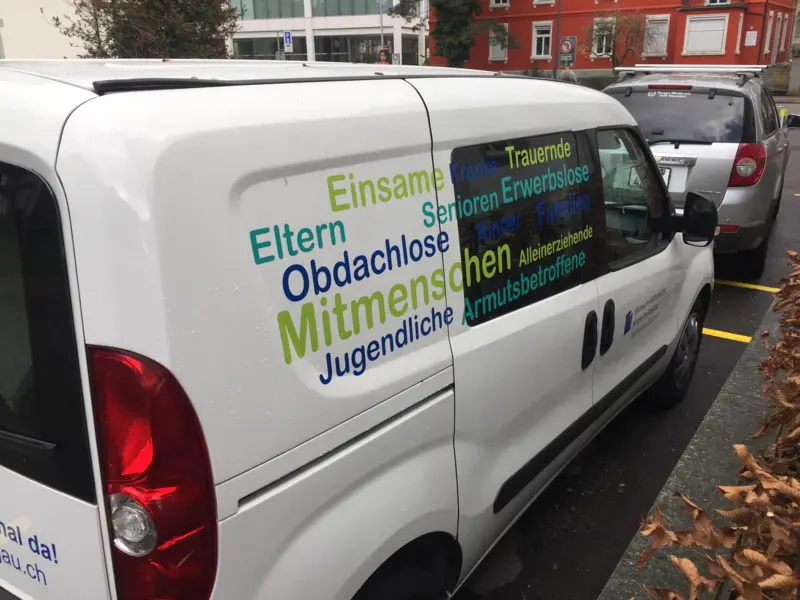 Diakonie-Bus, Begegnungsbar und Parcours
