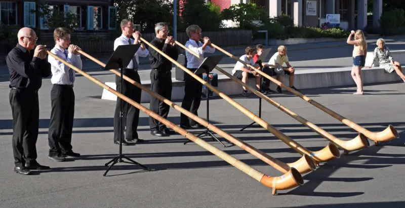 "Getragen durch die Nacht" - Alphorn zum Ausklang