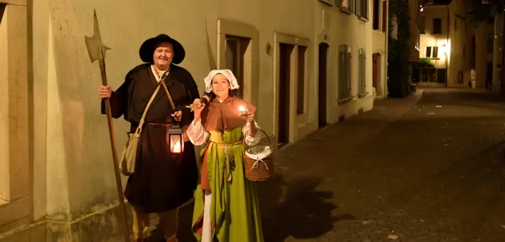 Mittelalterführung mit Magd und Nachtwächter