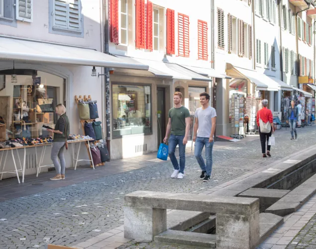 Erlebnis: einkaufen in Aarau